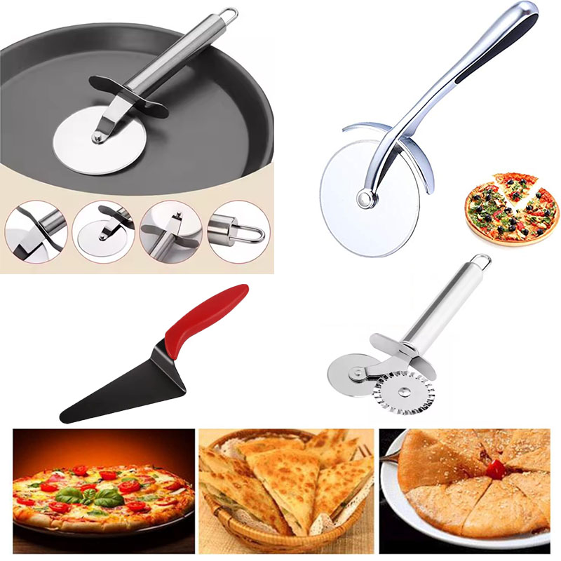 Stainless Steel Pizza Cutter W - огляд і ціна Baking Kitchen Set