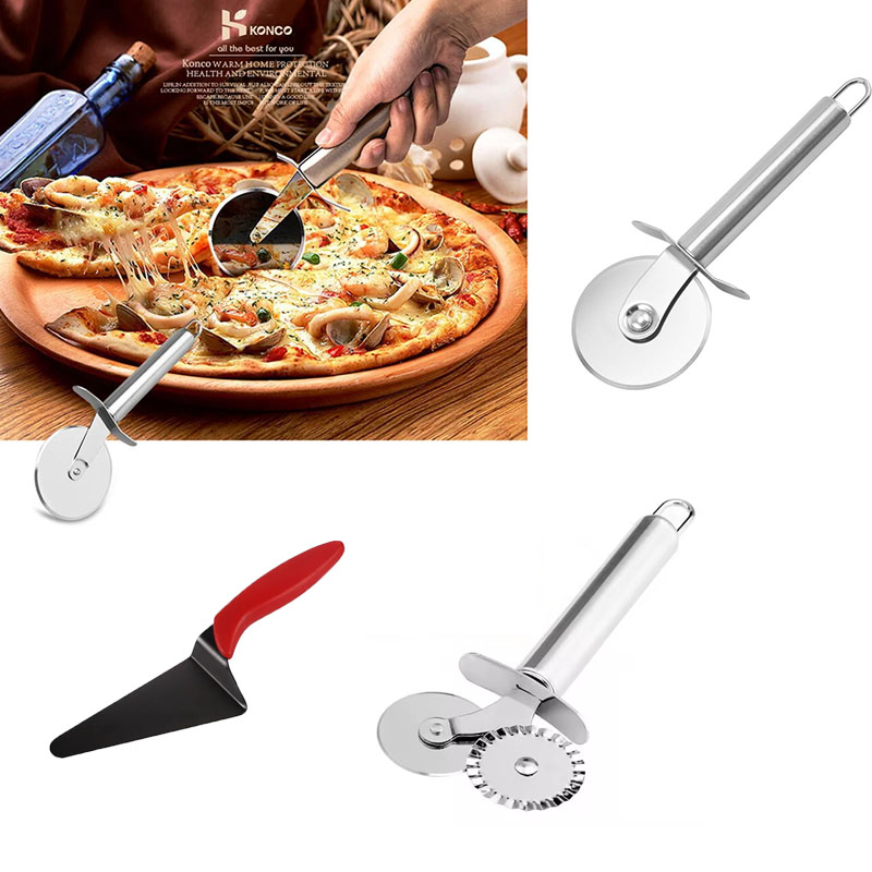 Stainless Steel Pizza Cutter W - огляд і ціна Baking Kitchen Set