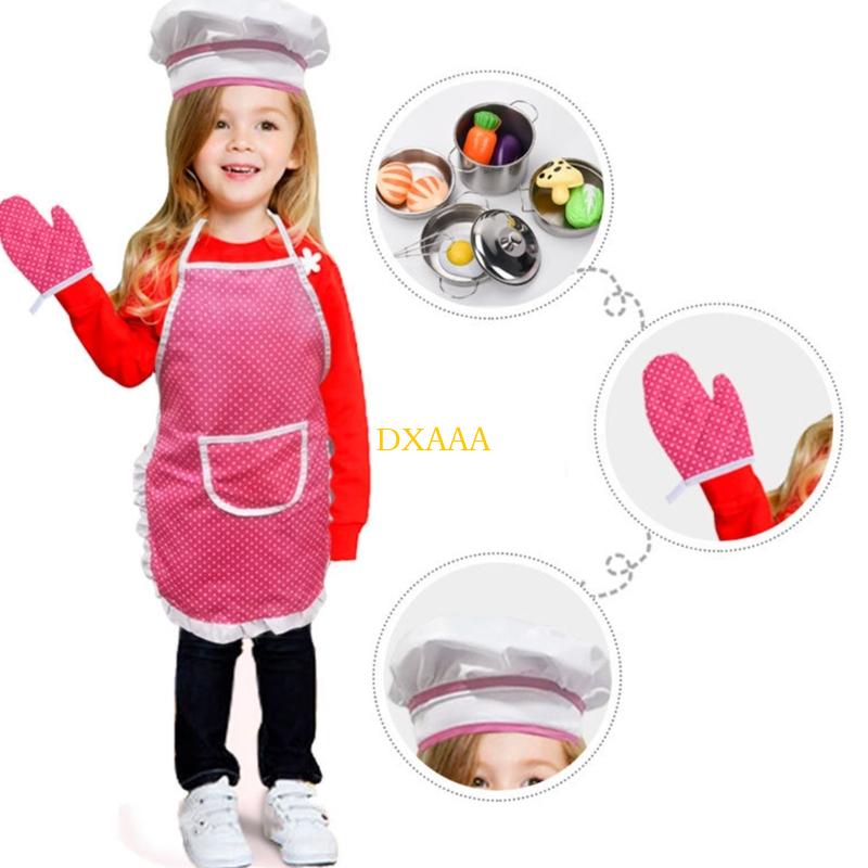 DXAA Child Cooking Apron Chef' - огляд і ціна Kitchen Kids Baking Set